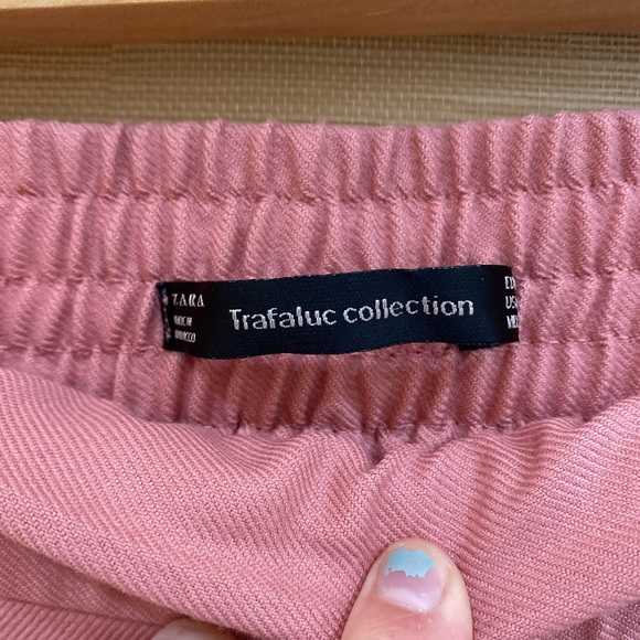 Zara Cropped Wide Legged Pants - Picture 4 of 5